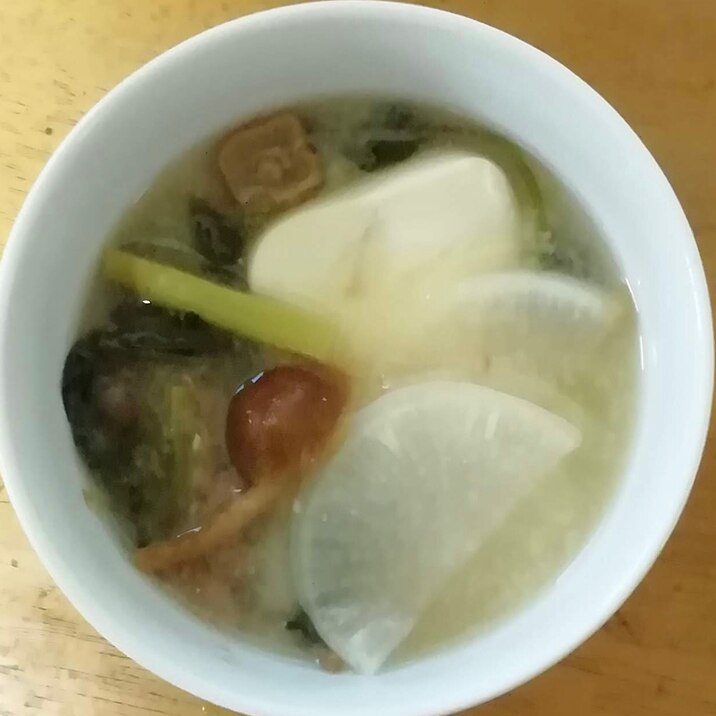 大根と豆腐の味噌汁